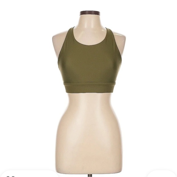Fabletics Tops - Fabletics Olive Green Built-In Bra Tank NWT